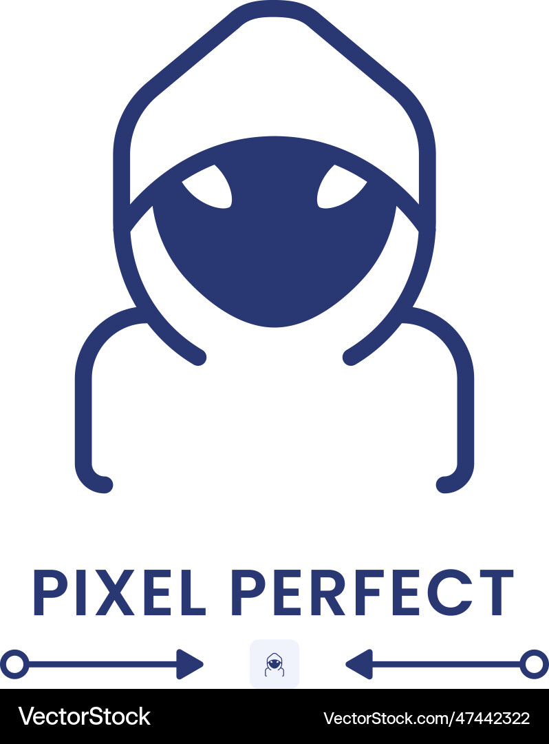 Hacker black solid desktop icon Hacker black solid desktop icon vector image