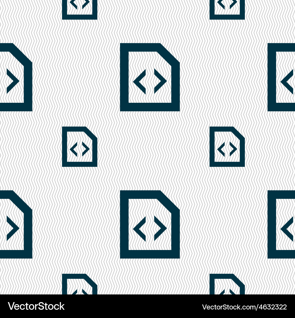 Programmierung Code-Symbol Zeichen nahtloses Muster vektorbild