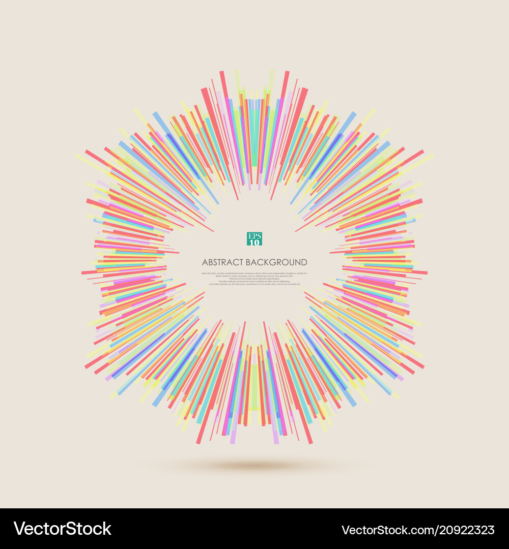 Abstract Colorful Line Patterns vector image