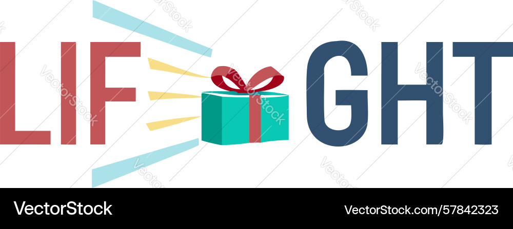 Abstract light tunnel effect with text dynamic vector image