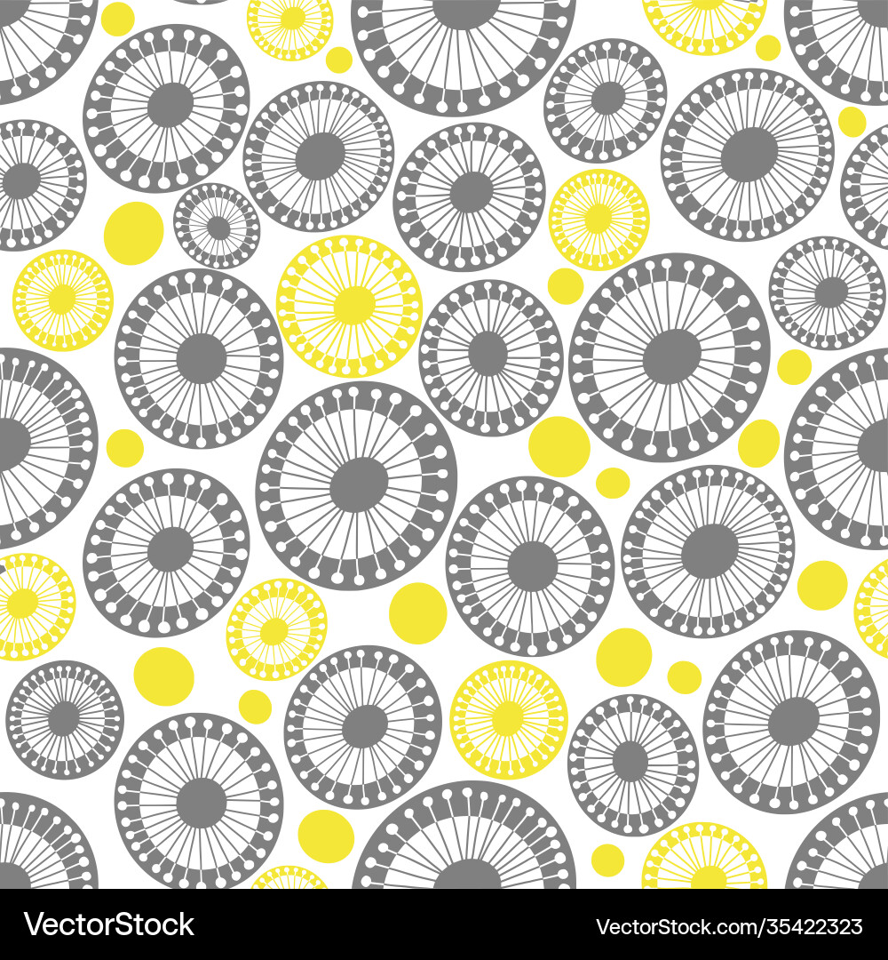 Seamless abstract pattern circles Vector Image