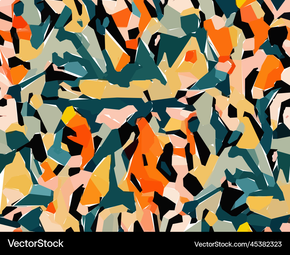 Set of colorful leaf patterns for web wallpaper Vector Image