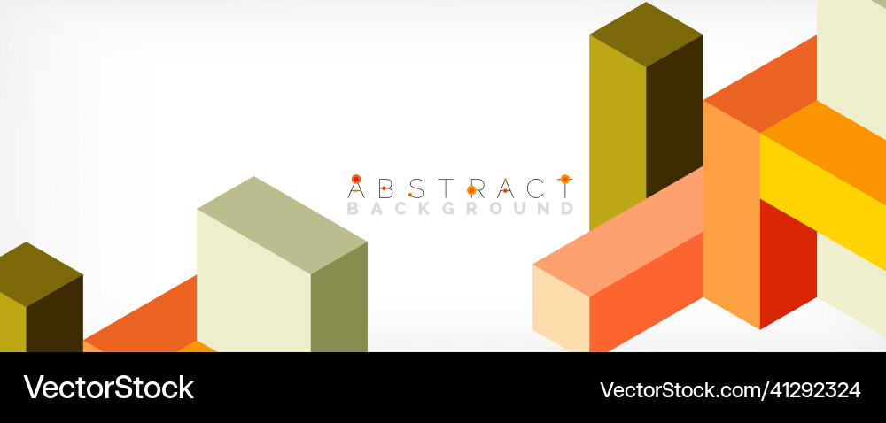 Abstract background 3d cubes cubic elements Abstract background 3d cubes cubic elements vector image