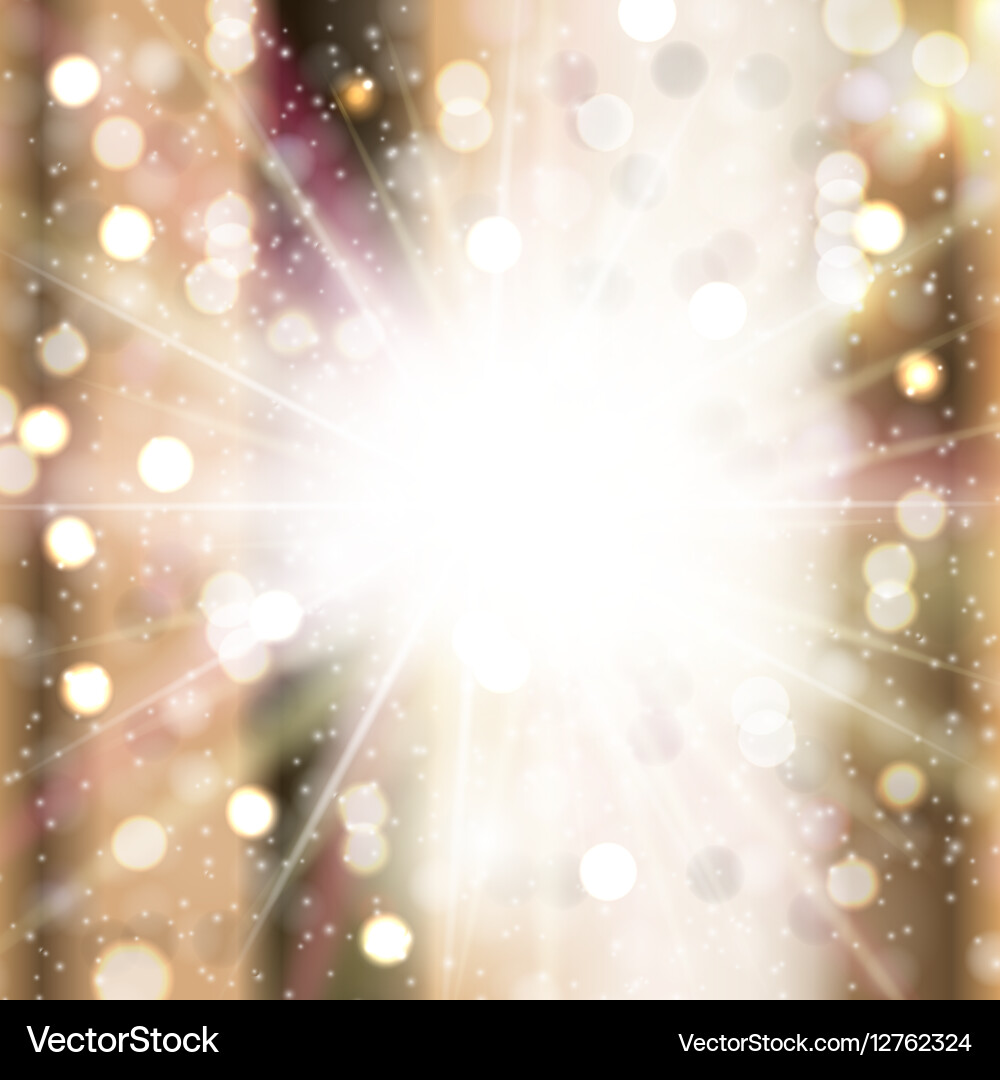 Abstract Colorful Bokeh Art Background vector image