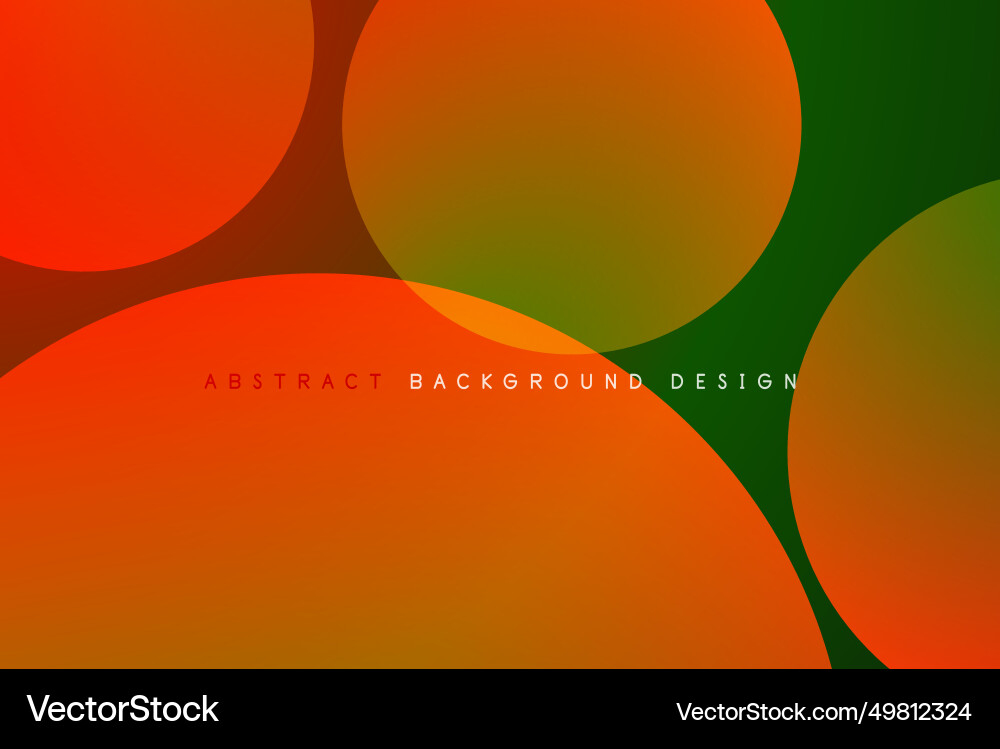 Abstract Tech Circles Background vector image
