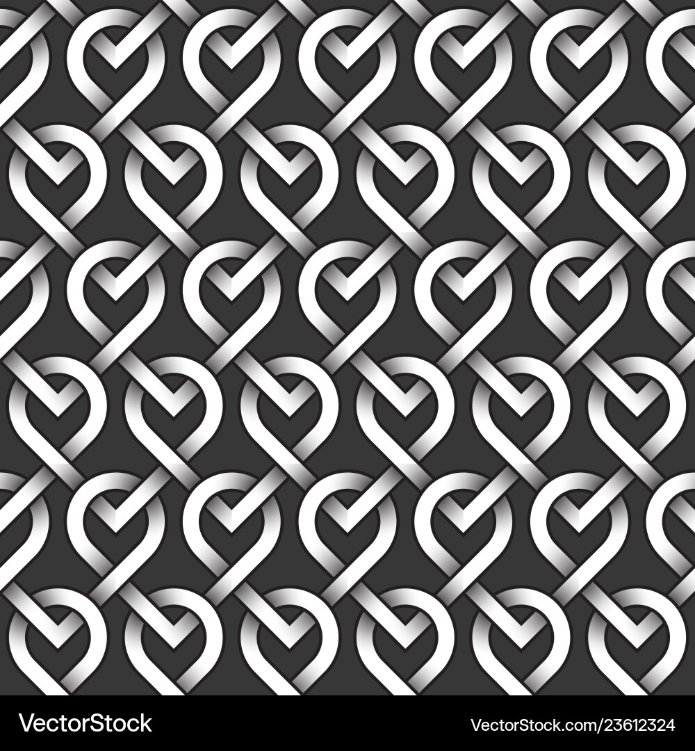 Abstract Twisted Loop Pattern vector image
