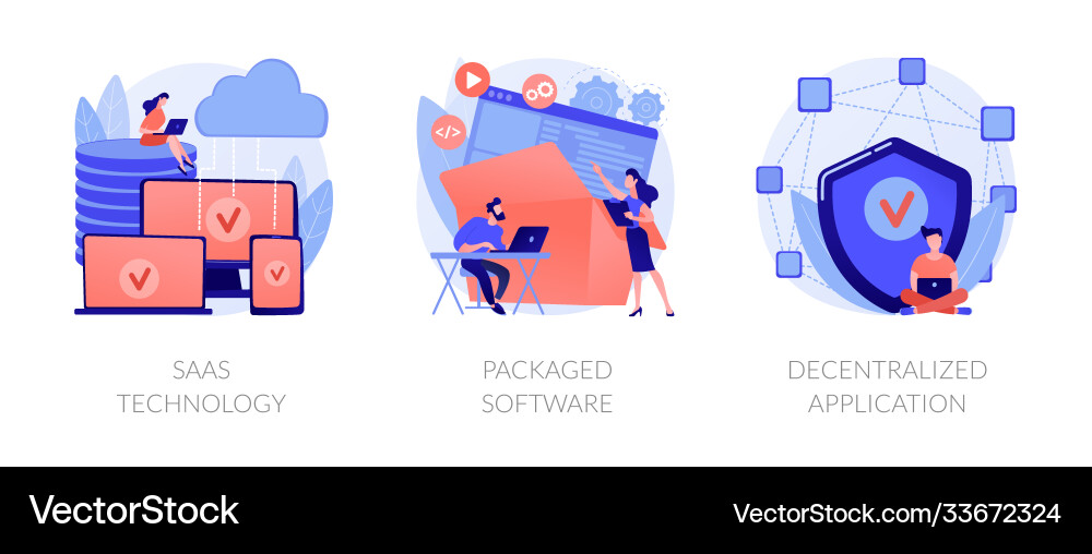 Application service abstract concept Application service abstract concept vector image