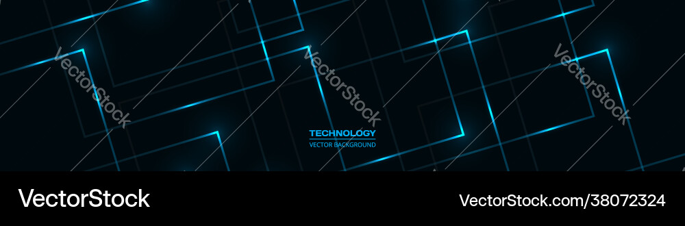 Dark Tech Abstract Background vector image