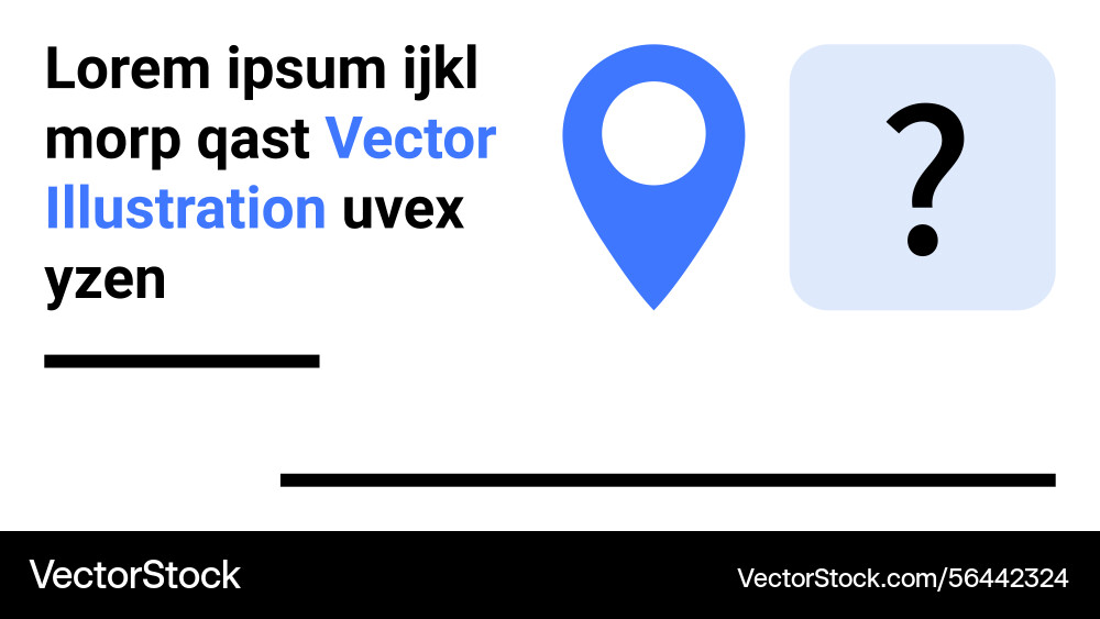 Geolocation pin and question mark for navigation Geolocation pin and question mark for navigation vector image