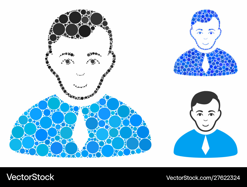 Lawyer mosaic icon spheric items Lawyer mosaic icon spheric items vector image