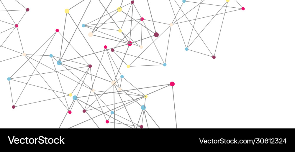 Line points connections triangular technology Line points connections triangular technology Vector Image