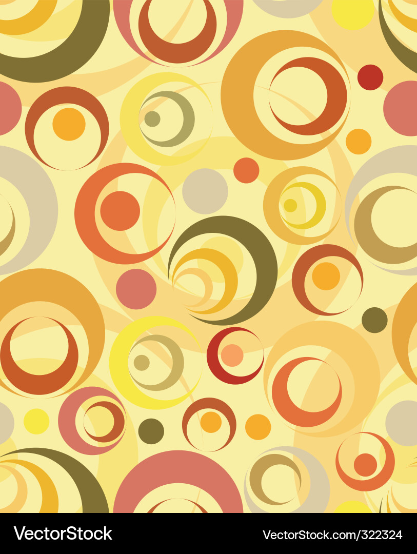Retro Circle Pattern vector image