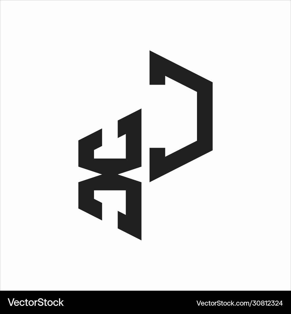 Xc initial letters logo monogram with up to down Xc initial letters logo monogram with up to down Vector Image