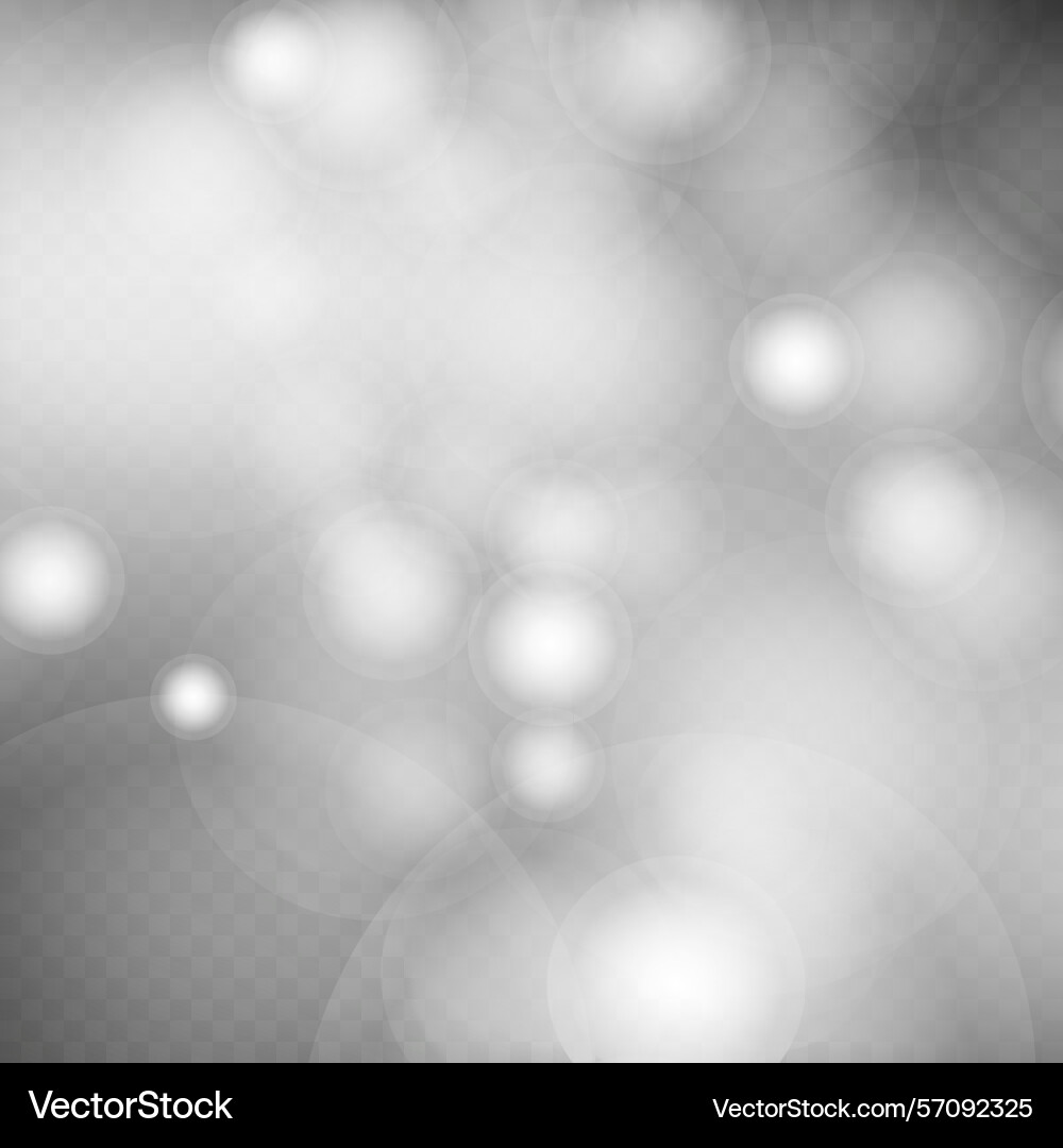 Abstract shining bokeh isolated on transparent Abstract shining bokeh isolated on transparent vector image