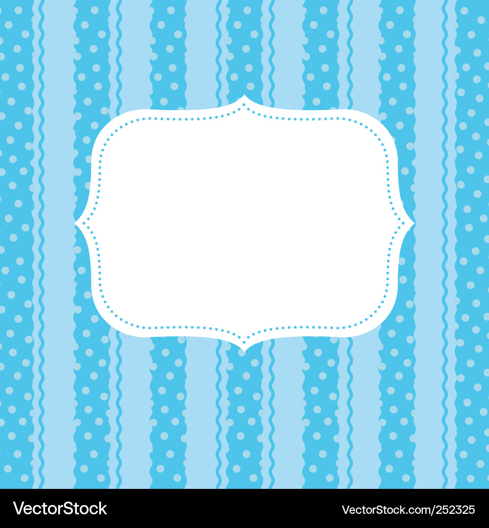 Blue Stripe Pattern Element vector image