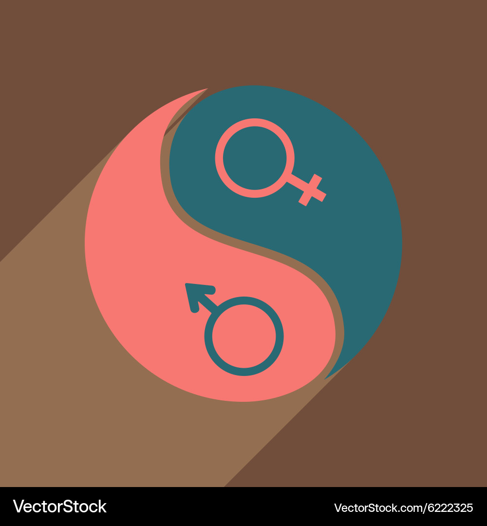 Flat with shadow icon and mobile application vector image