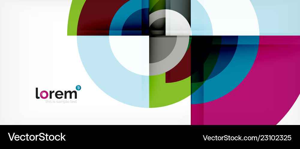 Multicolored round shapes abstract background Multicolored round shapes abstract background Vector Image