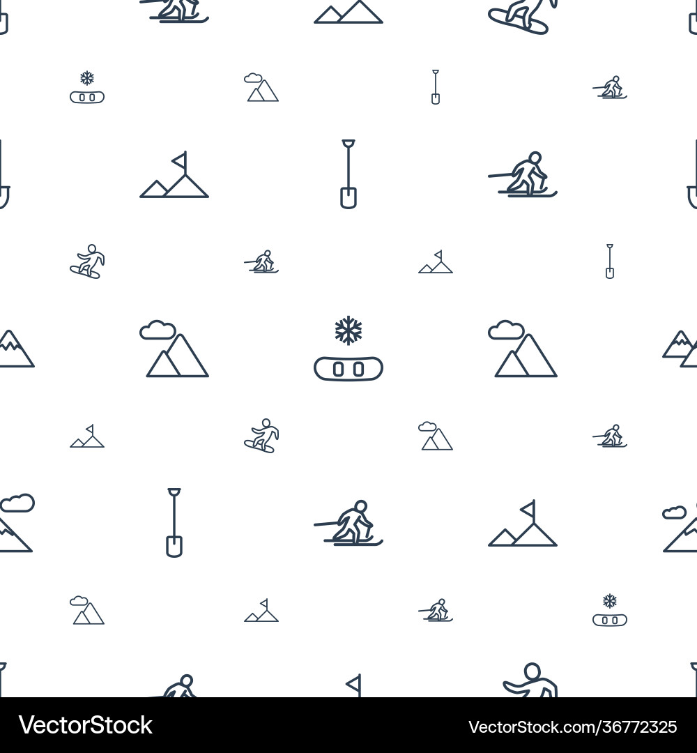Schnee Icons Muster nahtlos weiß Hintergrund Schnee Icons Muster nahtlos weiß Hintergrund vektorbild