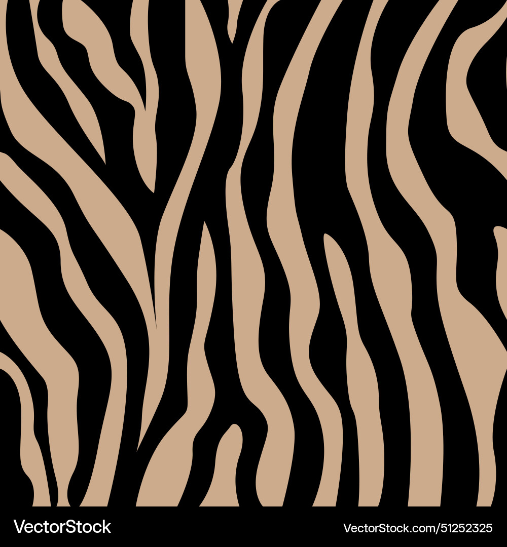 Seamless zebra pattern vector image