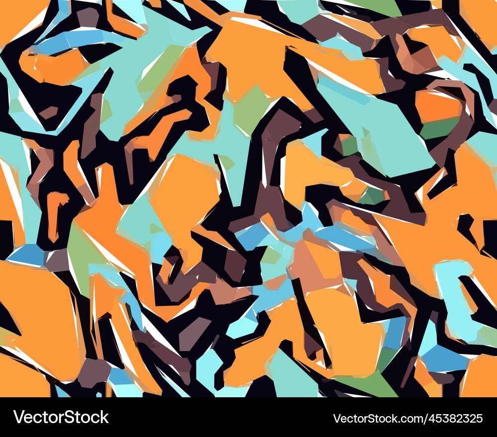 Set of colorful leaf patterns for web wallpaper Vector Image