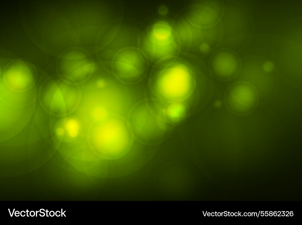 Abstract color shining bokeh isolated Vector Image
