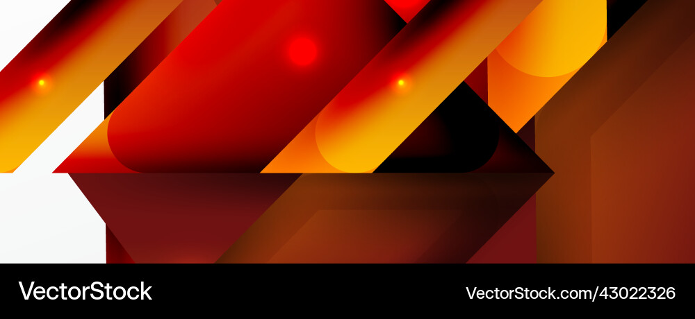 Dynamic 3d geometric abstract background Dynamic 3d geometric abstract background vector image