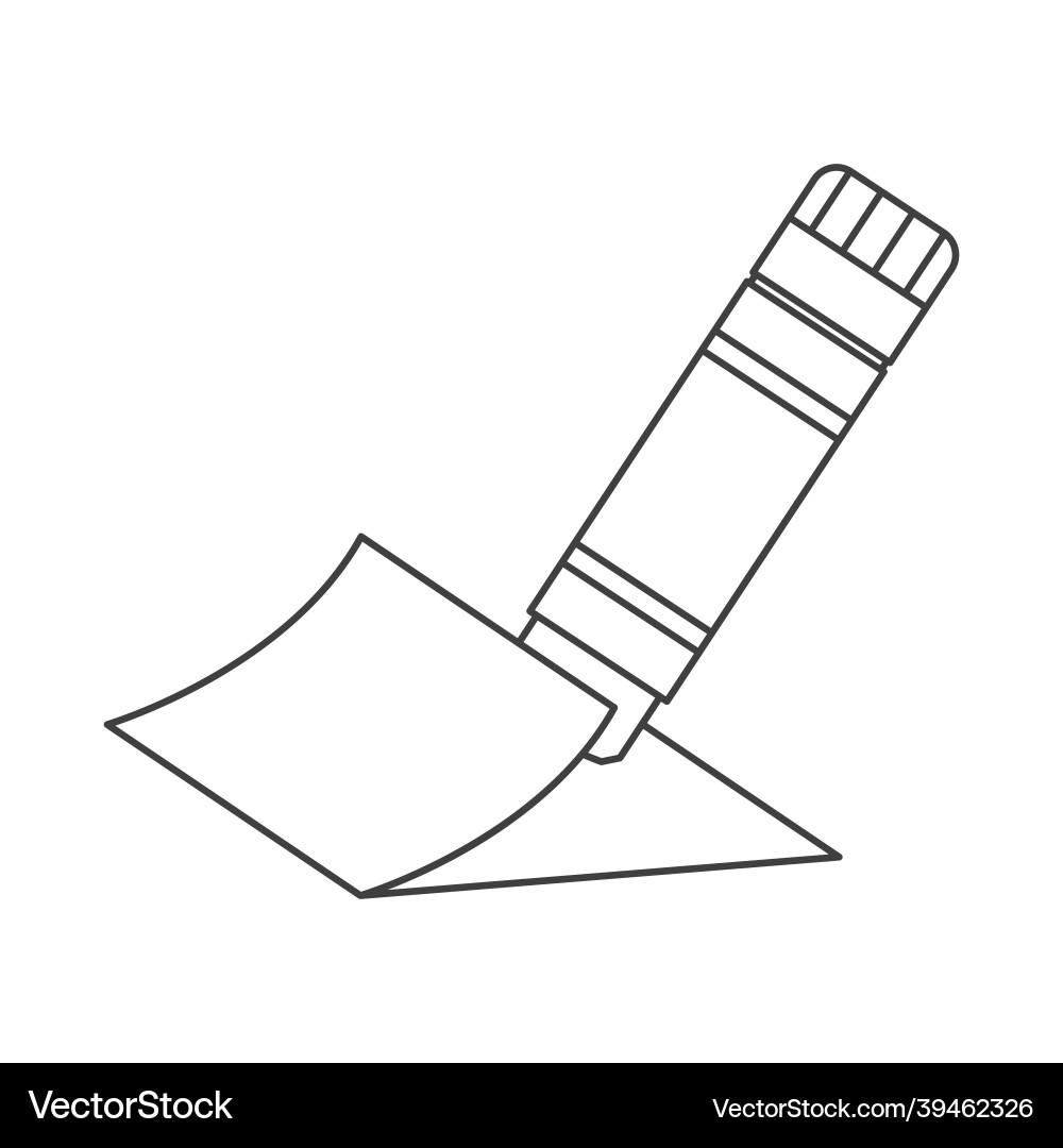 Glue stick icon linear symbol design Glue stick icon linear symbol design vector image