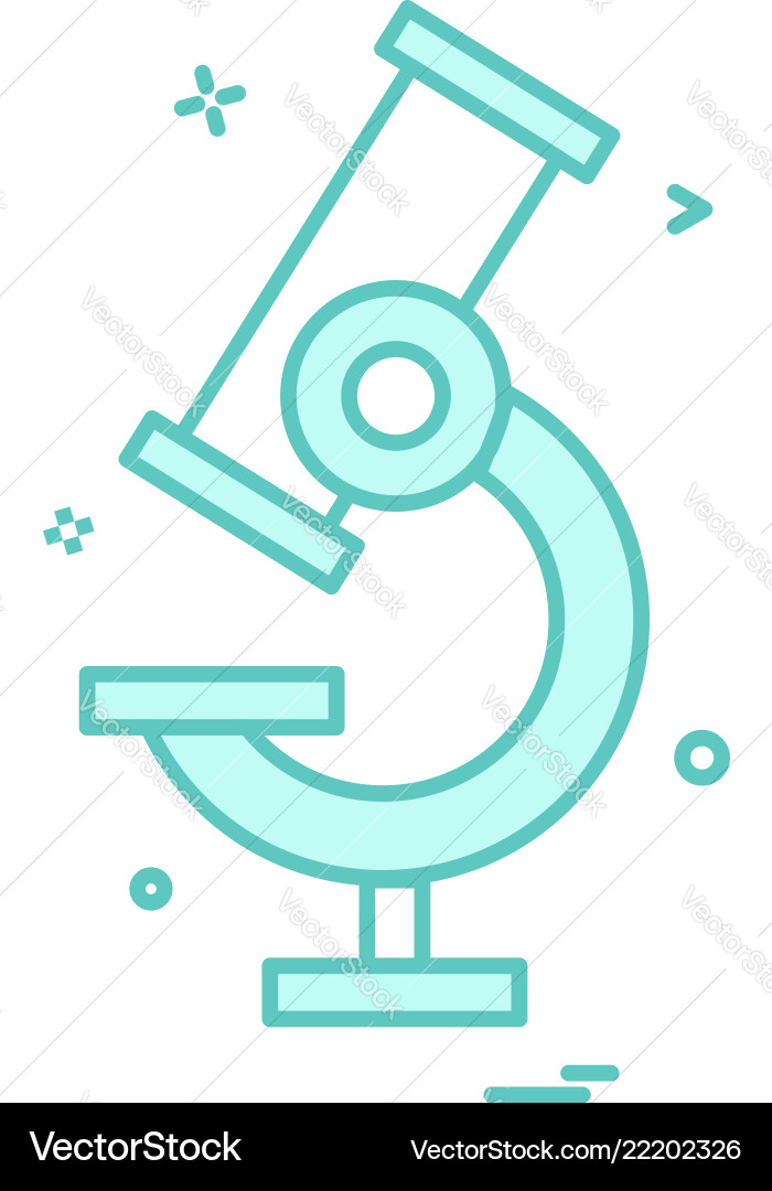 Microscope icon design Vector Image