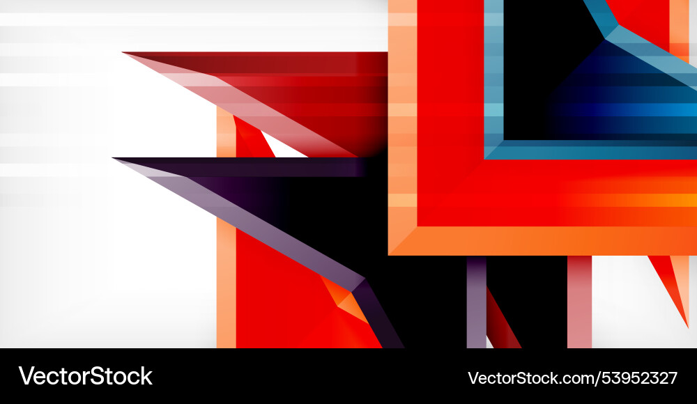 Abstract background color triangles and arrows Abstract background color triangles and arrows Vector Image