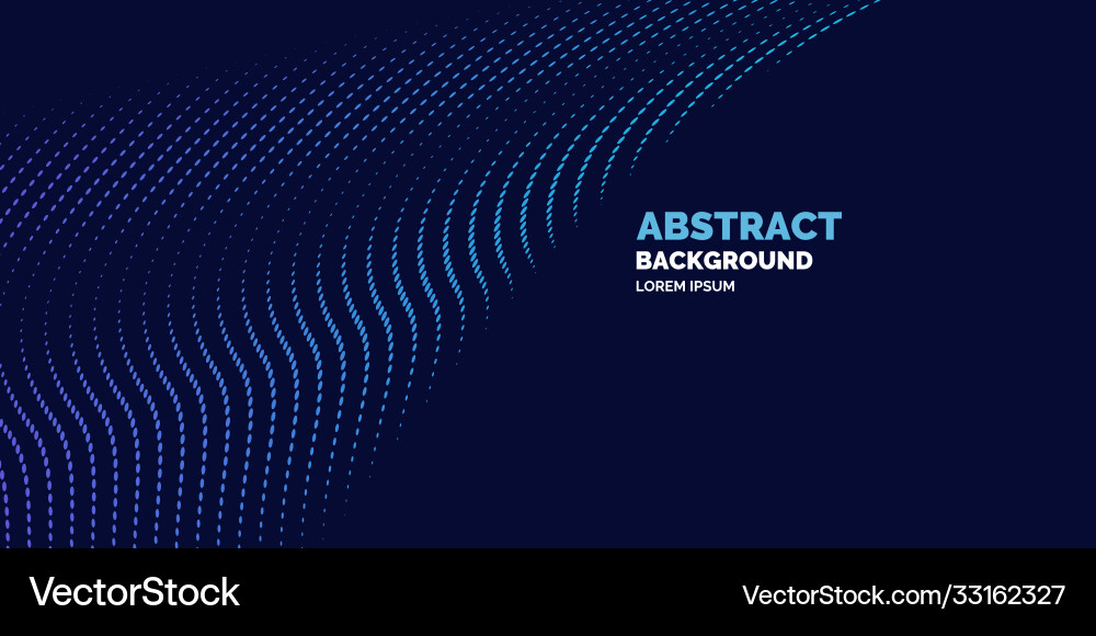 Abstract background with dynamic waves vector image