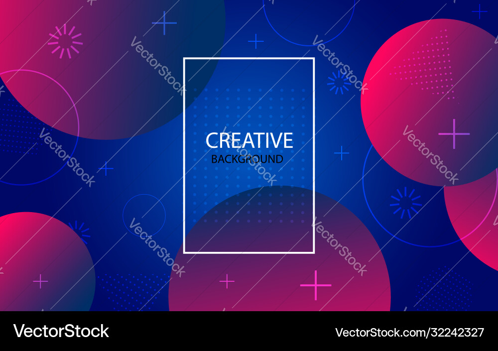 Abstract gradient background with circles shape Abstract gradient background with circles shape vector image
