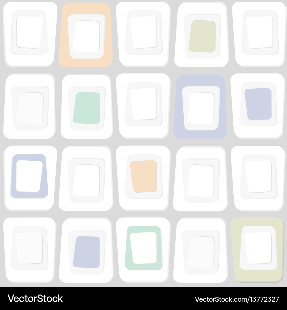 Abstract texture of square shapes in sixties style vector image