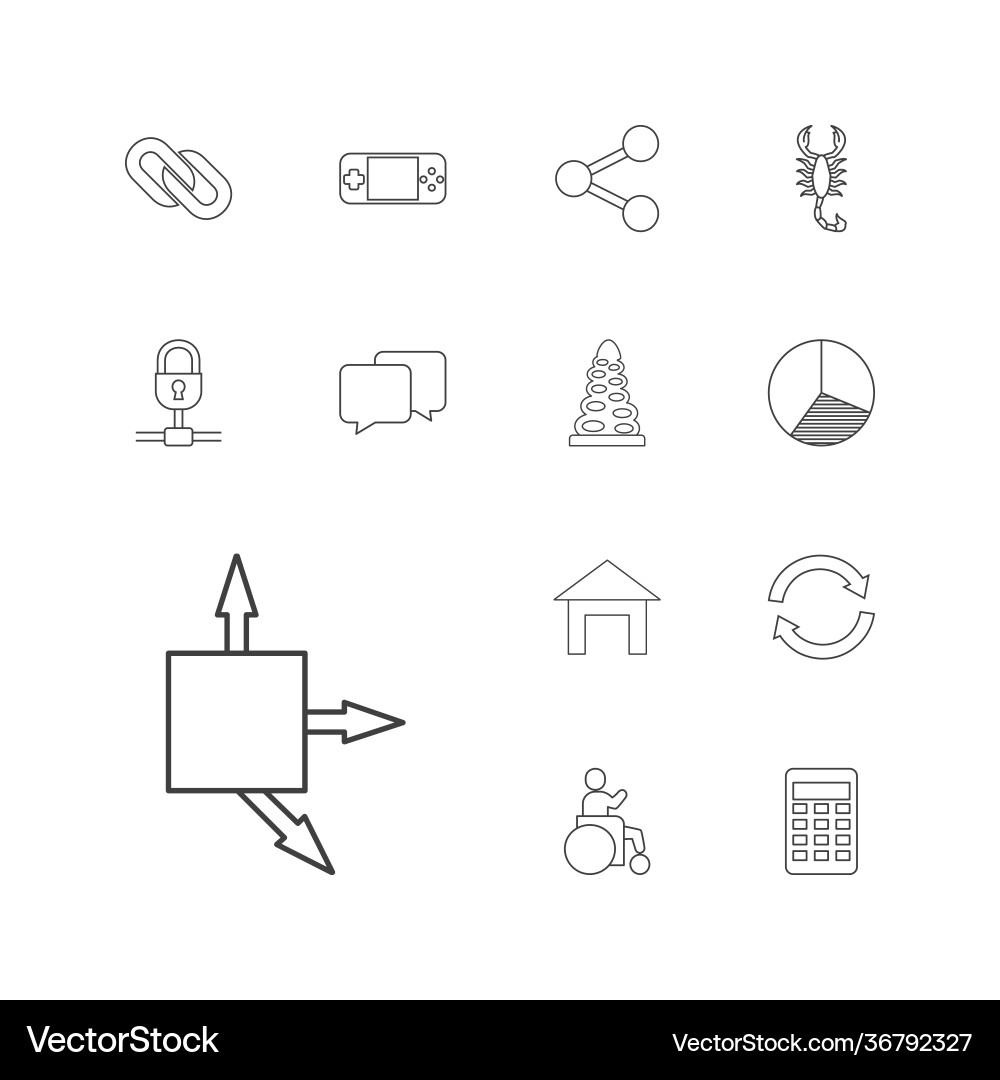 Button icons vector image