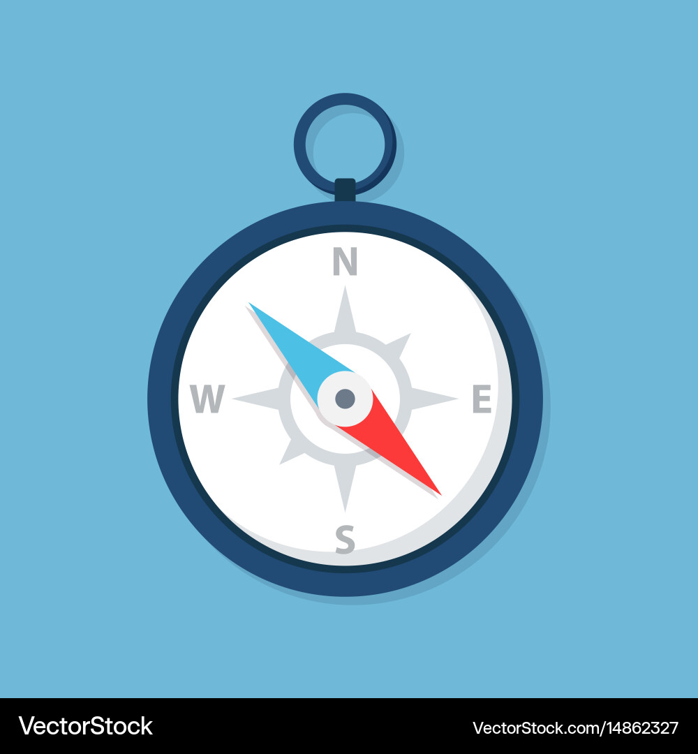Compass icon Royalty Free Vector Image - VectorStock
