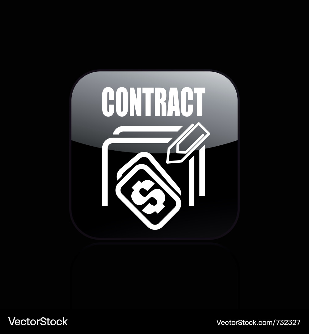 Contract icon Vector Image