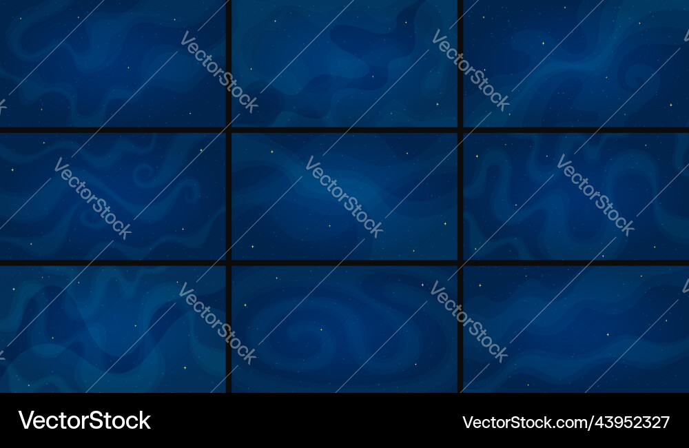 Deep space background set Deep space background set Vector Image
