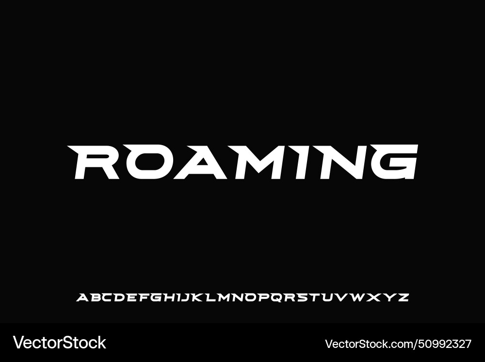 Display alphabet font design suitable Display alphabet font design suitable vector image
