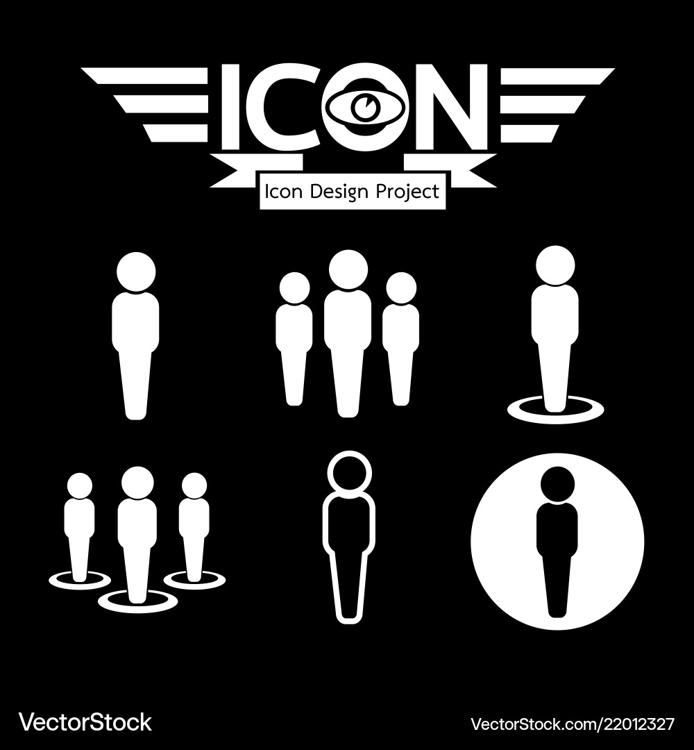 Man user icon Vector Image