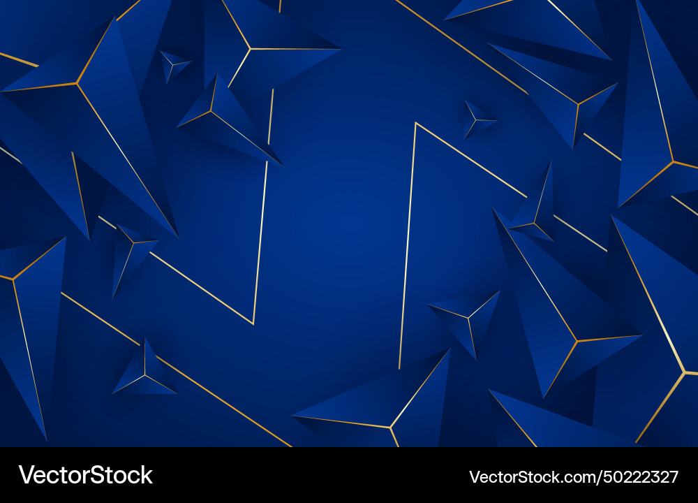 Modern realistic geometric triangular background Modern realistic geometric triangular background vector image