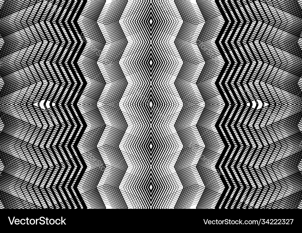 Repeatable and tileable grid mesh zig-zag Repeatable and tileable grid mesh zig-zag vector image