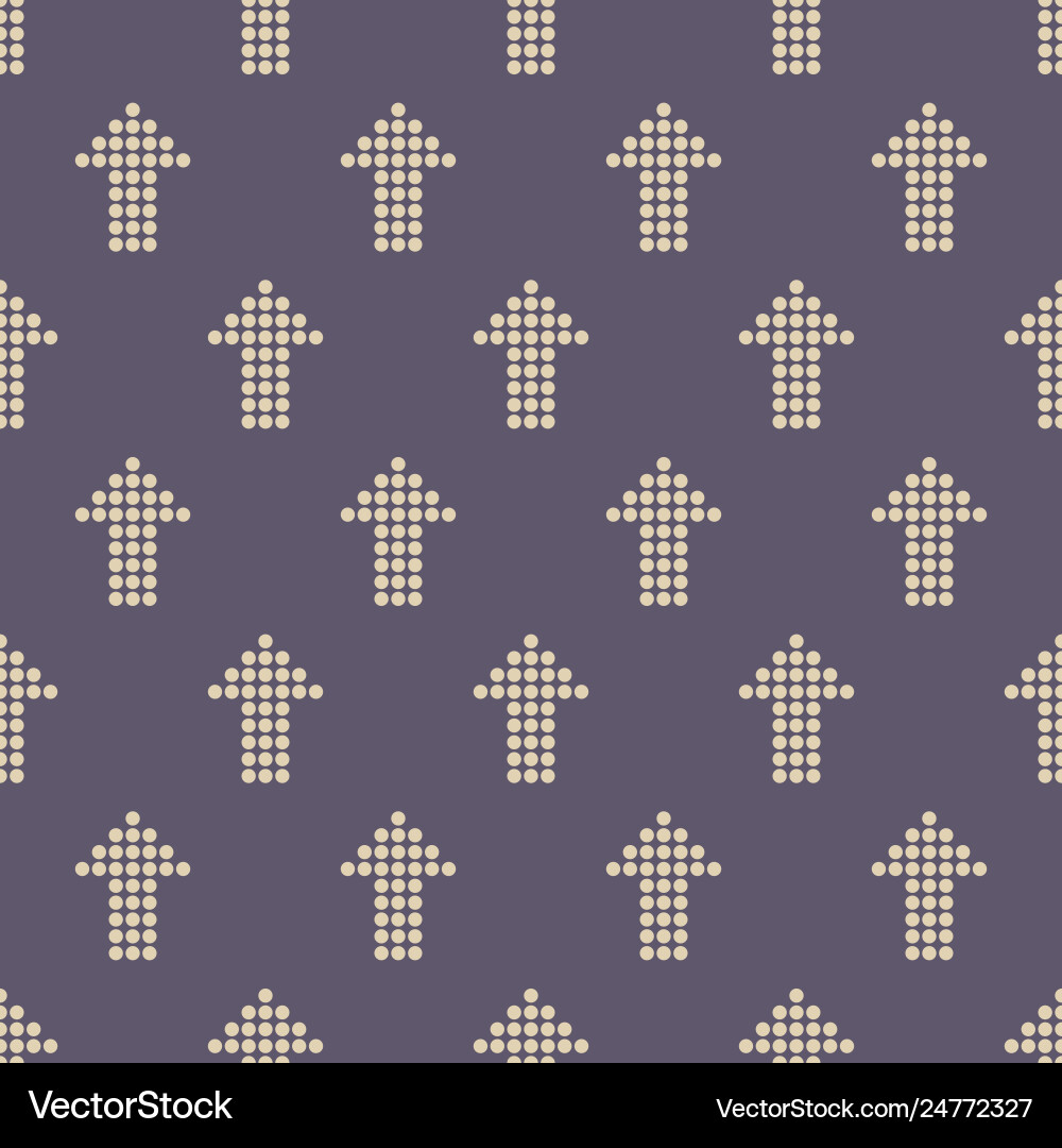 Seamless color pattern with arrows motif Seamless color pattern with arrows motif vector image