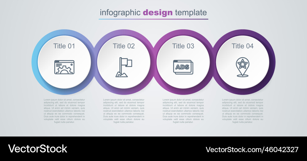 Set line browser setting location marker Set line browser setting location marker vector image
