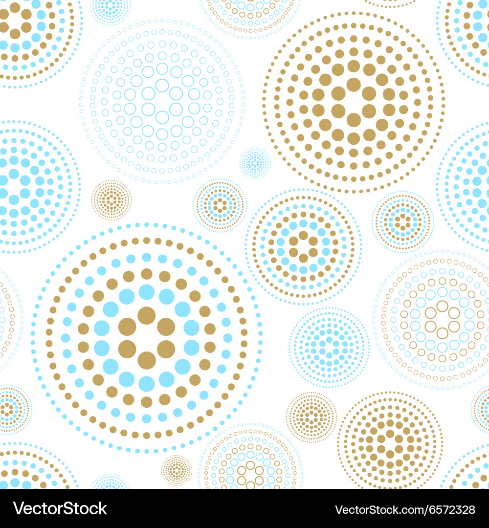 Abstract Circle Pattern Fabric vector image