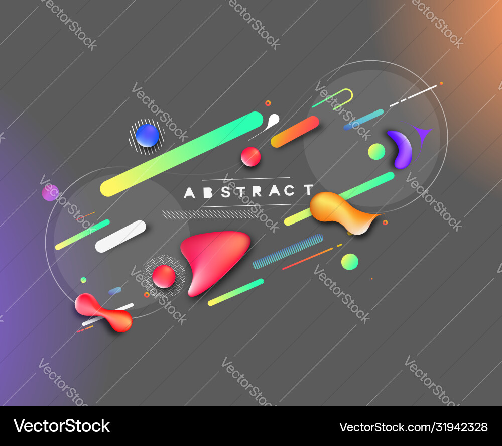 Abstract colorful pattern design and background Vector Image