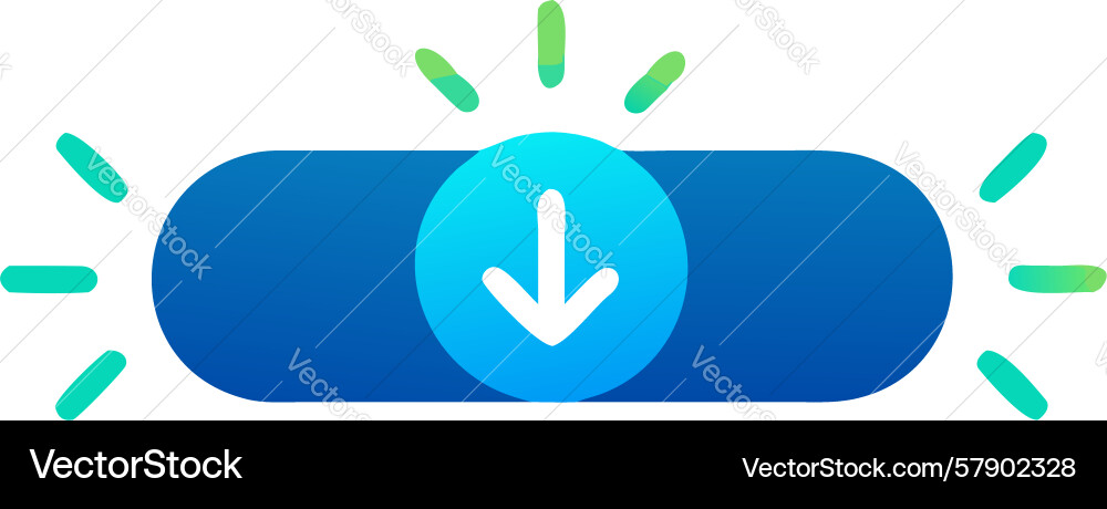 Brightness slider down dark mode interface design Vector Image