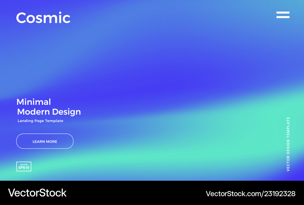 Cosmic Gradient Background Vector Image