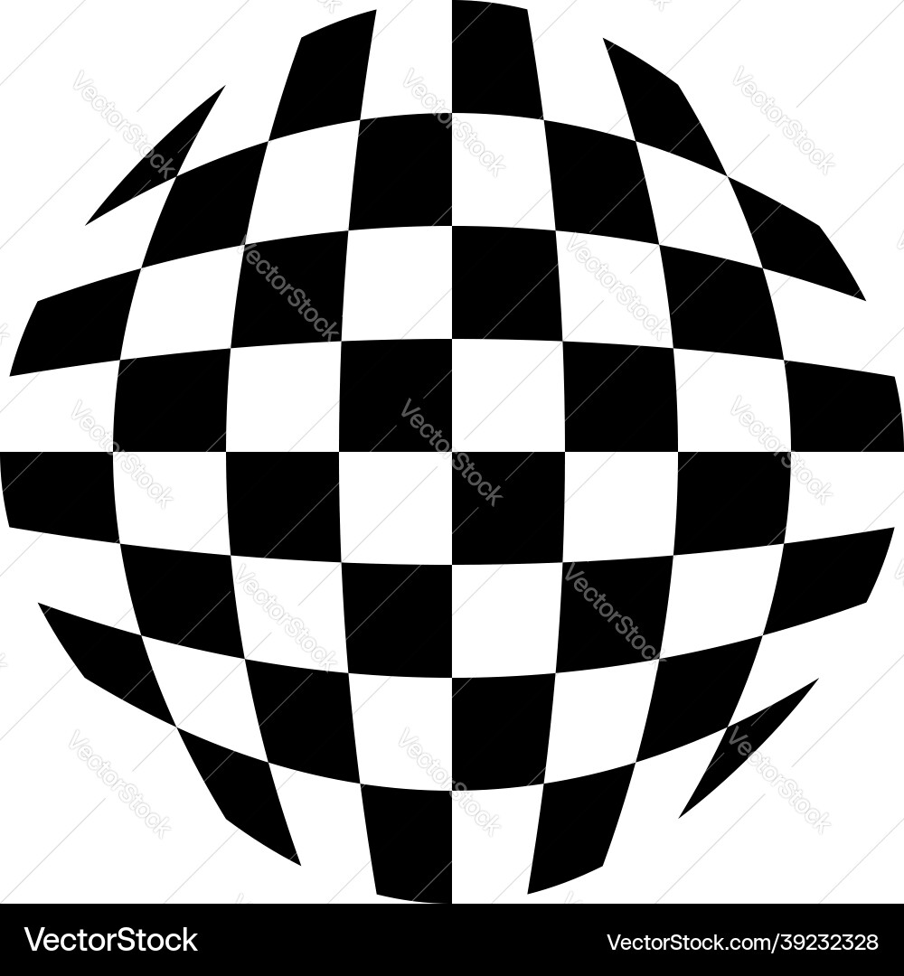 Distorted abstract geometric shape elements Distorted abstract geometric shape elements vector image
