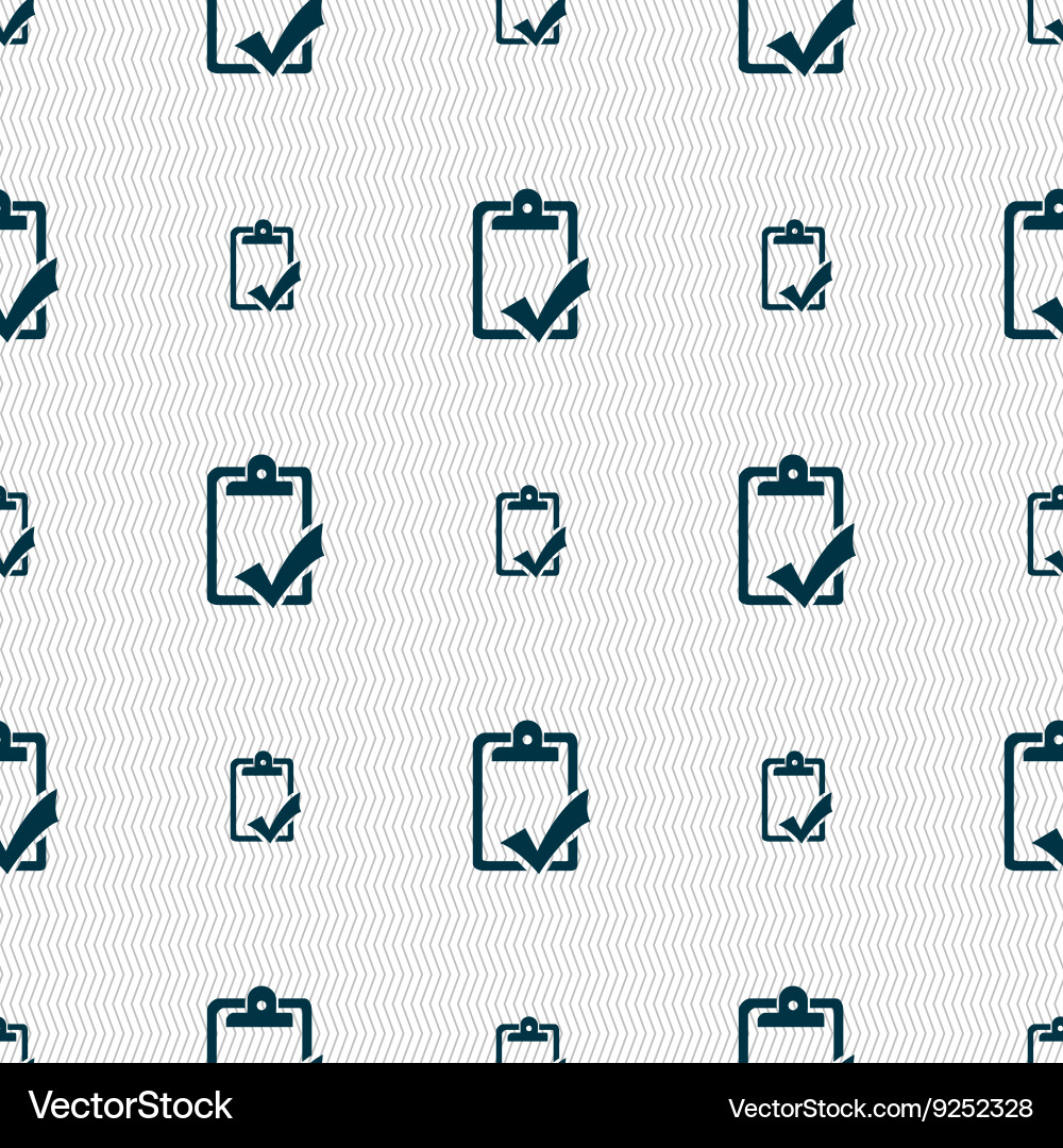 Document grammar control test work complete icon Vector Image
