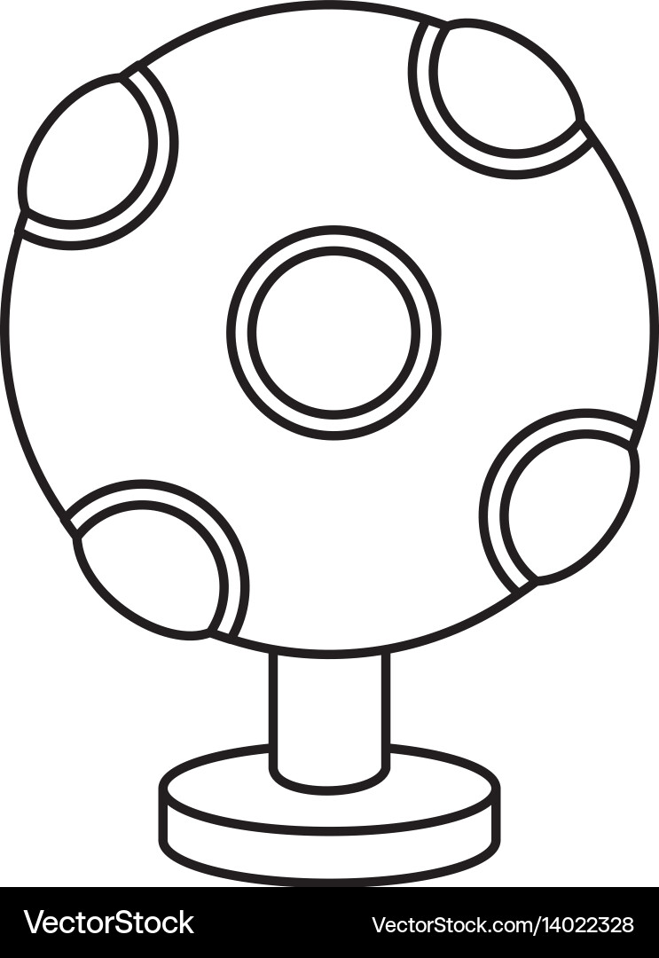 Kinect virtual reality device Vector Image