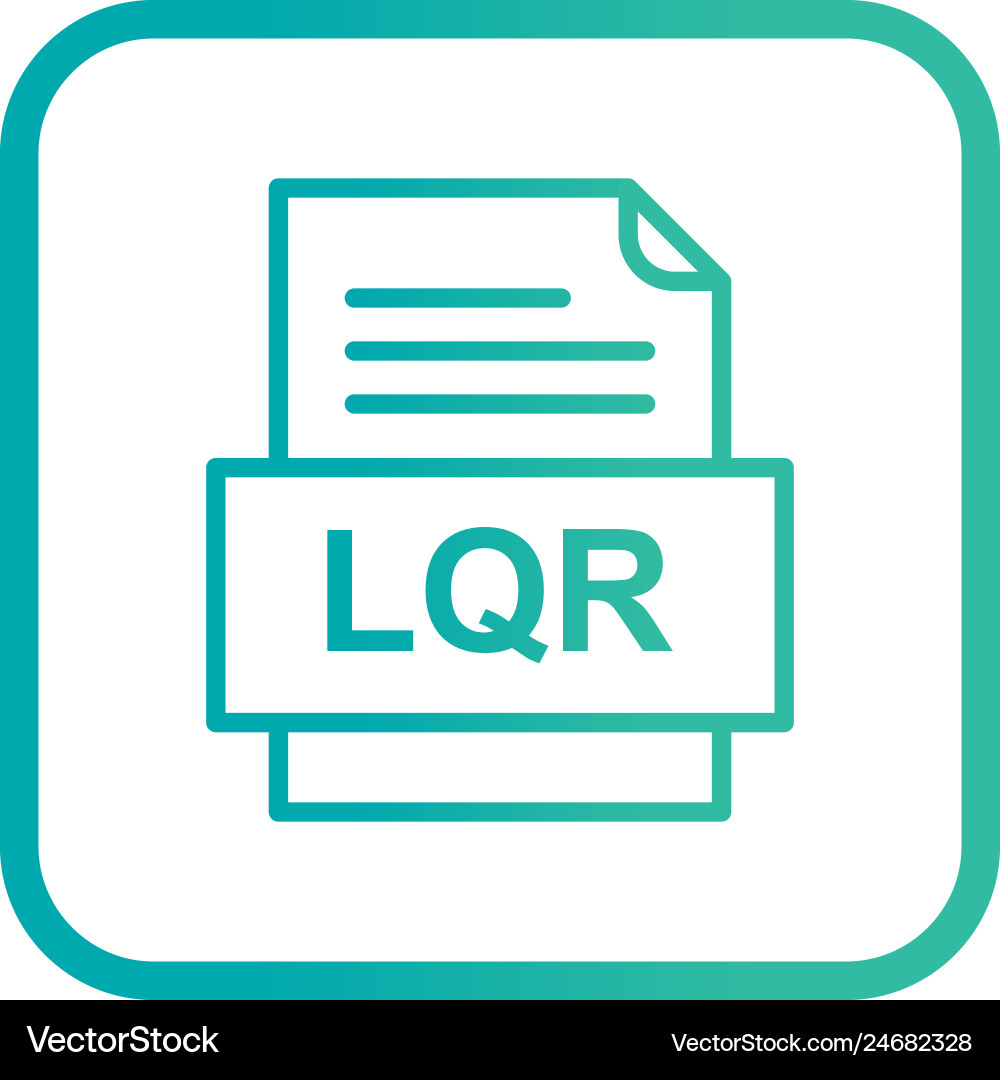 Qr file document icon vector image